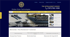 Desktop Screenshot of goldensolartechnologies.com